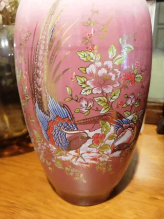 Jarrón Vintage Cerámica Multicolor