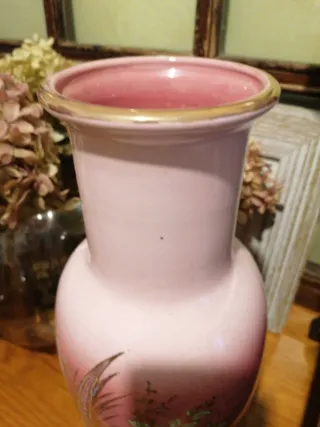 Jarrón Vintage Cerámica Multicolor