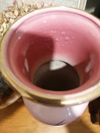 Jarrón Vintage Cerámica Multicolor