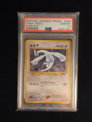 Pokemon Carta Lugia PSA 10 2001 Japonesa