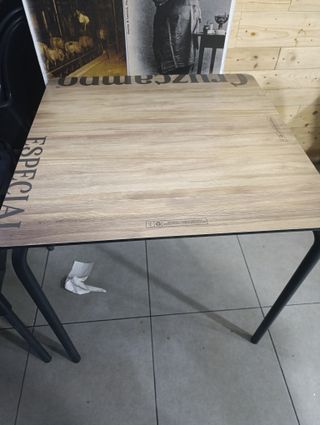 Mesa Cruzcampo Madera y Metal