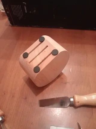 Set coltelli formaggio legno