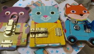 Juego Educativo Montessori Cerraduras