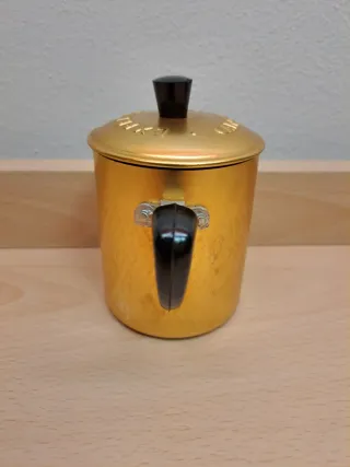 Tisaniera vintage Camomilla Express in alluminio