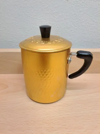 Tisaniera vintage Camomilla Express in alluminio