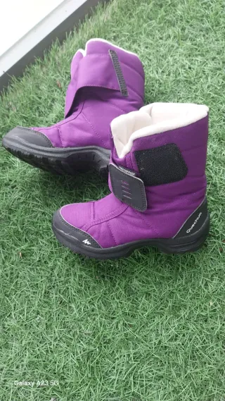 Botas nieve niña t.31 moradas