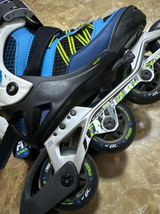 Patines en línea Oxelo azules y negros