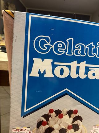 Tabella Gelati Motta Anni 90