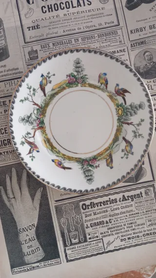 Tazza piatto e piattino in porcellana inglese