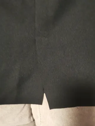 Falda negra forrada. Talla 46( 84 cm cintura)