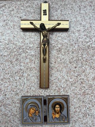 Crucifijo de Bronce Antiguo