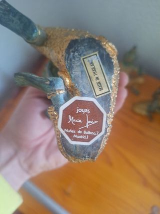 Lote 5 figuras bronce budistas