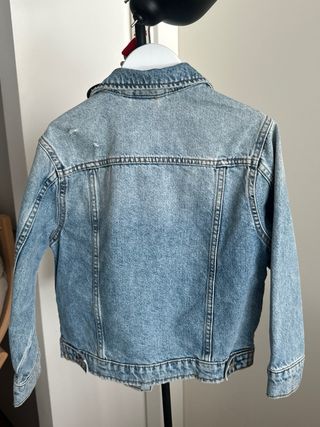 Chaqueta vaquera infantil azul 6-7 años