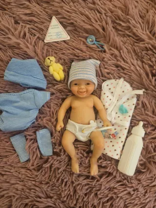 Muñeca Reborn Silicona Mini Bebé