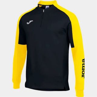 Sudadera Joma Ecochampionship Negra/Amarilla