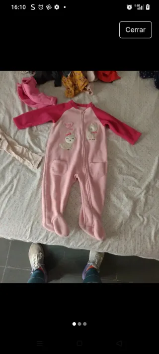 Disfraz infantil azul y naranja