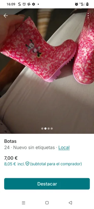 Disfraz infantil azul y naranja