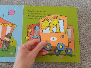 Libro infantil francés Le petit train des chiffres