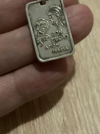 Collar de Plata Con Mucho Amor Mama