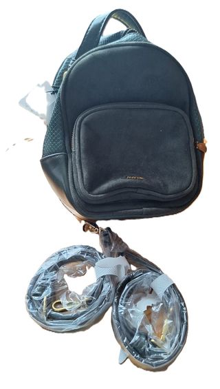 Bolso Mochila Parfois Negro/Gris