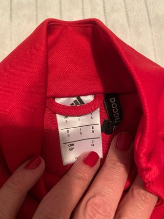 Sudadera Adidas Vintage Roja