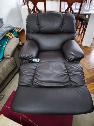 Sillón relax eléctrico Catania piel