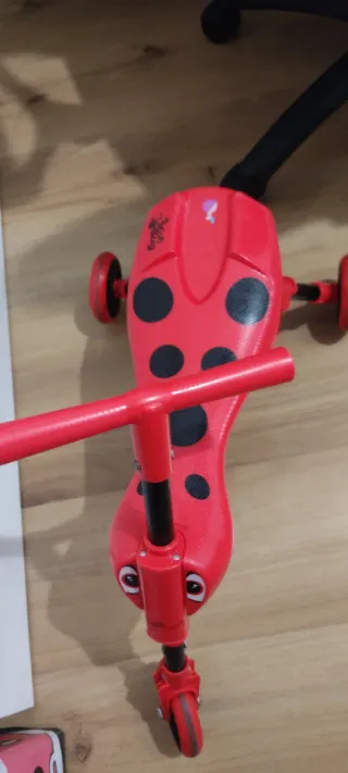 Triciclo Mariquita Plegable Rojo