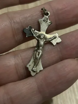 Colgante Cruz Plata Jesucristo