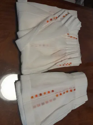 Cortinas hechas a mano cocina/salita