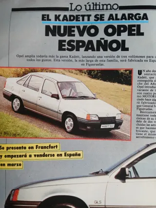 Revista automovilismo Motor 16 num 96 Agot 1985