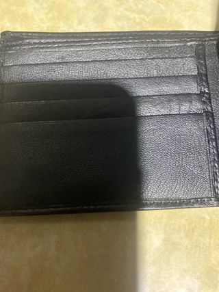 Portafoglio in pelle nero