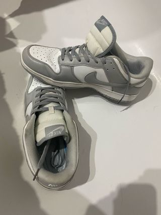Nike Dunk Low Gris y Blanco