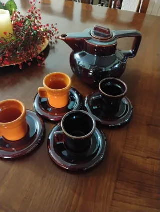 Juego café 12 servicios cerámica