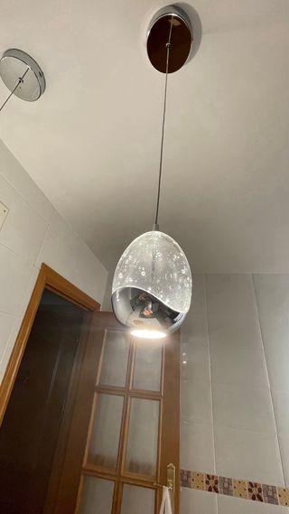 Lámparas Colgantes Cristal y Metal