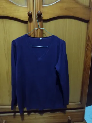 Jersey mujer cuello pico talla XL