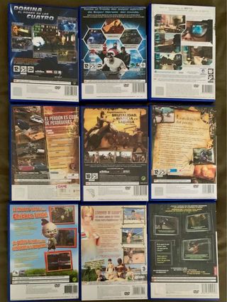 Lote 9 Juegos PlayStation 2 PS2