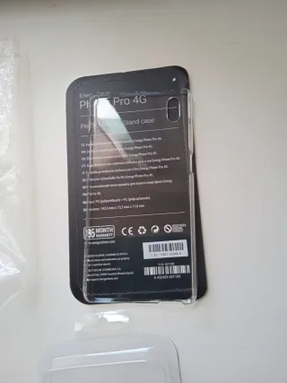 Funda móvil Transparente Energy Sistem. Nueva a es