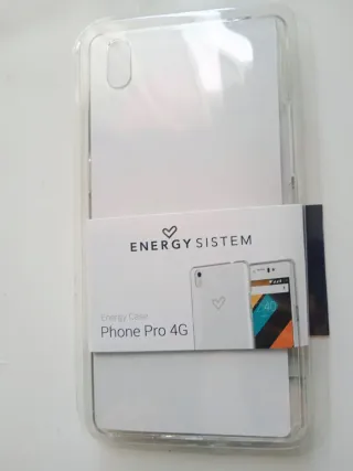 Funda móvil Transparente Energy Sistem. Nueva a es