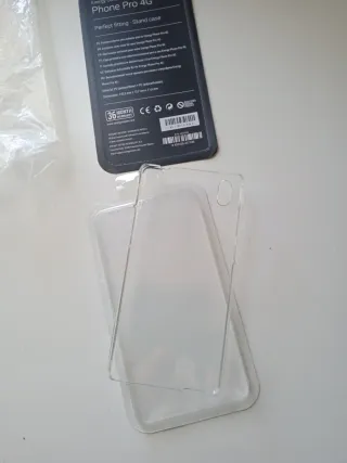 Funda móvil Transparente Energy Sistem. Nueva a es