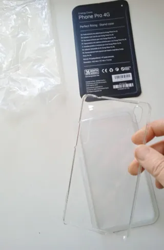 Funda móvil Transparente Energy Sistem. Nueva a es