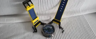 Reloj Mazucato Gris y Amarillo