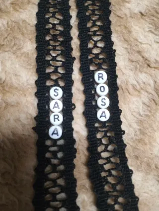 Pulsera nombre SARA ROSA