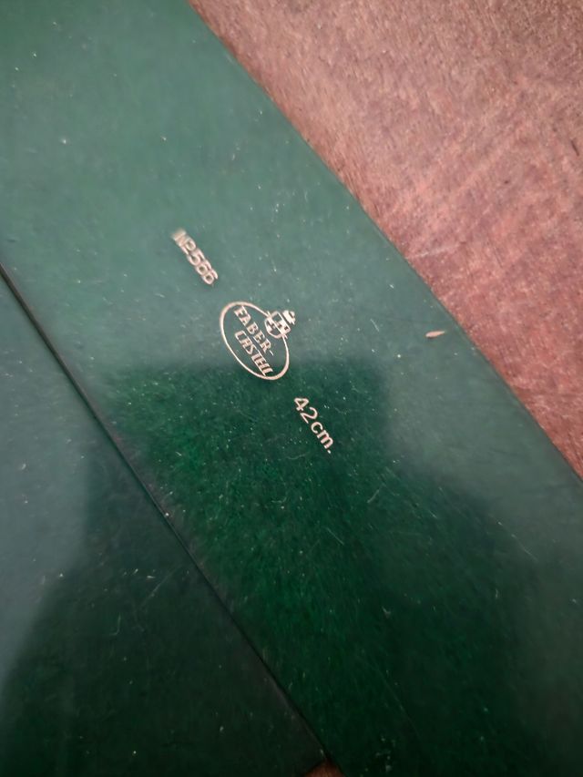 Set Escuadras y Reglas Faber Castell