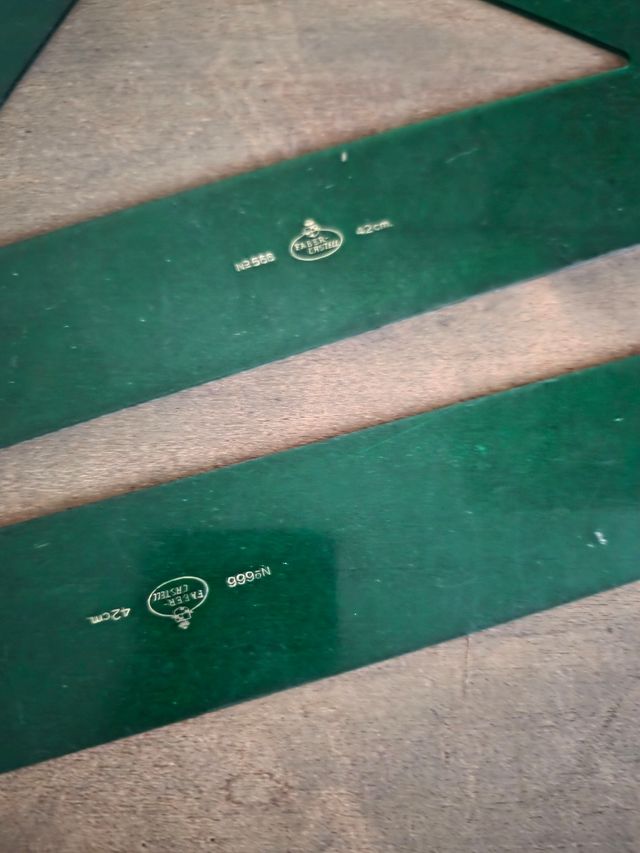 Set Escuadras y Reglas Faber Castell