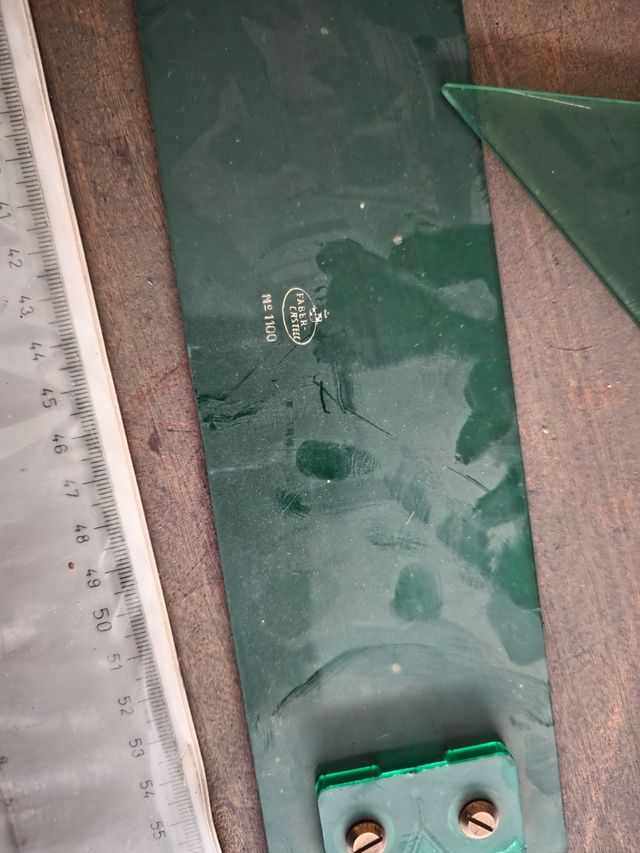 Set Escuadras y Reglas Faber Castell