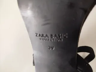 Sandalias con tacón Zara Basic Talla 39