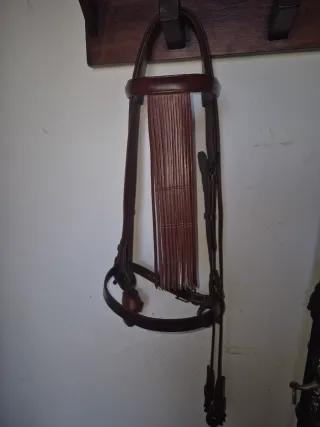 2 Cabezadas vaquera de cuero