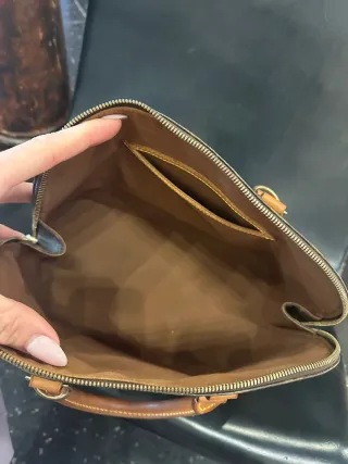 Bolso Louis Vuitton Alma Marrón y Beige