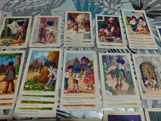 Lote 74 cromos El Castillo del Diablo