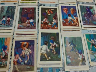 Lote 74 cromos El Castillo del Diablo